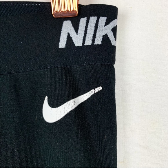 Nike Pro Dri-Fit Tights Black Just Do It Spell Out Base Layer Size S - Picture 9 of 11